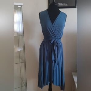 T Tahari partial wrap dress